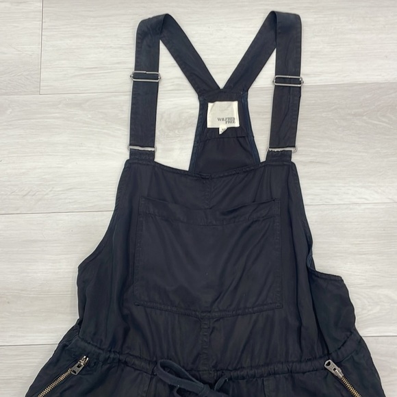 Aritzia Wilfred Free Beatriz Black Romper - Picture 2 of 11